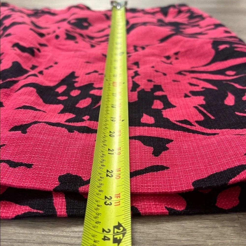 J. CREW Floral Pencil Linen-Like Slit Lined Skirt 14